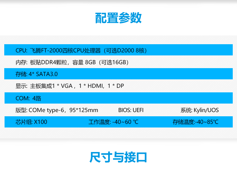 飛騰FT-2000/4全國產(chǎn)化核心板C202F(圖2) 飛騰FT-2000/4全國產(chǎn)化核心板C202F(圖2)